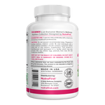 NutraFirst Probiotics for Women 30 Billion CFU, 30 vegetable capsules, suggested use and caution label