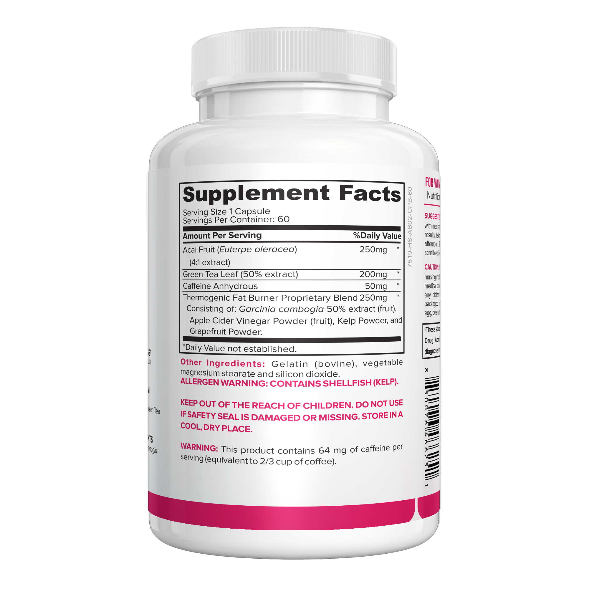 Thermogenic Fat Burner for Women capsules (60 Capsules)