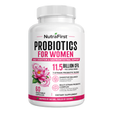 NutraFirst Advanced Probiotics for Women, 11.5 billion CFU, 60 vegetable capsules, front of bottle