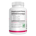 NutraFirst Advanced Probiotics for Women, 60 vegetable capsules, Supplement Facts panel listing 7 probiotic strains