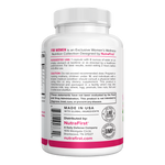 Nighttime Weight Loss for Women 60 capsules bottle side with suggested use, caution and Made in USA details