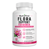 NutraFirst Flora Support for Women, 60 capsules, front of bottle