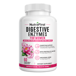 NutraFirst Digestive Enzymes for Women, 60 vegetable capsules, front of bottle