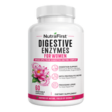 NutraFirst Digestive Enzymes for Women, 60 vegetable capsules, front of bottle