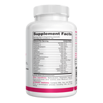 NutraFirst Digestive Enzymes for Women, 60 vegetable capsules, Supplement Facts panel listing 18 enzymes