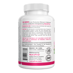 NutraFirst Hair, Skin & Nails for Women, 60 tablets, suggested use and caution label