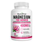 NutraFirst Magnesium for Women, 60 vegetable capsules, front of bottle