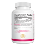 NutraFirst Magnesium for Women, 60 vegetable capsules, Supplement Facts panel showing 400 mg magnesium per serving