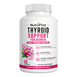 NutraFirst Thyroid Support for Women, 60 capsules, front of bottle