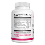 NutraFirst Thyroid Support for Women, 60 capsules, Supplement Facts panel with B-12, iodine and selenium