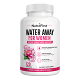 NutraFirst Water Away for Women, 60 capsules, front of bottle (120 Capsules)