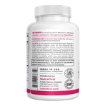 Menopause Support for Women 60 capsules bottle side with suggested use, caution and Made in USA details